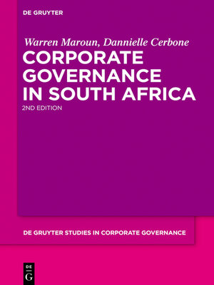 cover image of Corporate Governance in South Africa